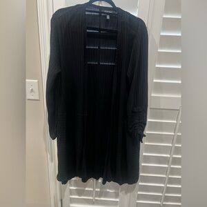 Ellen Tracy Black Knit Cardigan